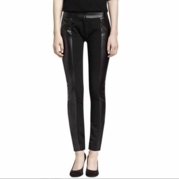 Tory Burch Pants - Tory Burch Mabley Faux Leather Black Skinny Pants